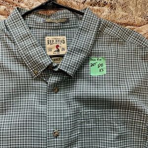 Red Head Brand Co 2XT Patterned Long Sleeve Button Down Shirt